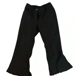 Unique Black Capri Korean Pants Size 77 (XS)